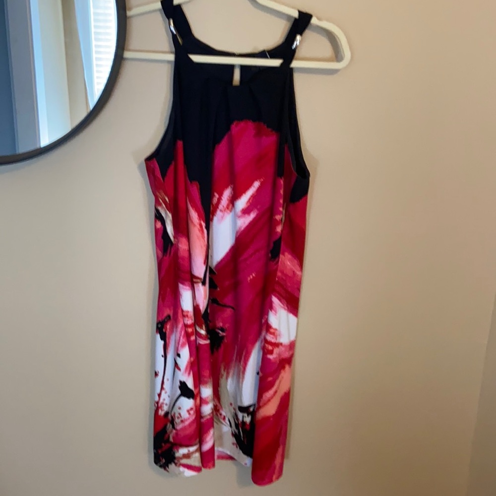Black house white market dress